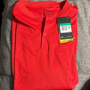 Nike Red Dri-FIT Men's Polo Shirt